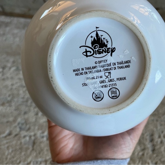 Disney Parks Homestead Blue Collection Mickey Icon Coffee Mug White Blue 21oz - Picture 5 of 6